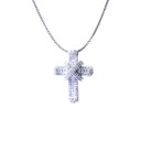 Damhalsband med kors D161 16