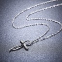 Damhalsband med kors D521 4