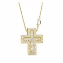 Damhalsband med kors M115 6