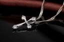 Damhalsband med kors M72 4