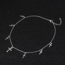 Damhalsband med kors G781 3