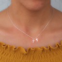 Damhalsband med kors 2
