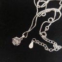 Damhalsband med runt hänge D505 3