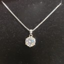 Damhalsband med runt hänge D505 5
