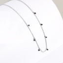 Damhalsband med pärlor 4