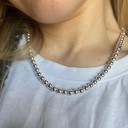 Damhalsband med pärlor G447 2