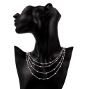 Damhalsband med pärlor G460 2