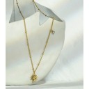 Damhalsband med blomma C1007 6