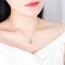 Damhalsband med blomma D519 4