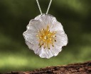 Damhalsband med blomma D599 2