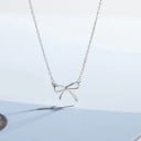 Damhalsband med rosett D656 4