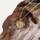Damhalsband med medaljong 5