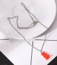 Damhalsband med nallebjörn G735 3
