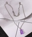 Damhalsband med nallebjörn G735 4
