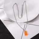 Damhalsband med nallebjörn G735 6