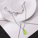 Damhalsband med nallebjörn G735 9