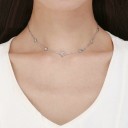 Damhalsband med måne och sol 2