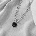 Damhalsband med marmor 1
