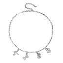 Damhalsband med inskriptionen D91 13