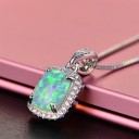 Damhalsband med opal G576 5