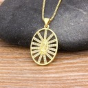 Damhalsband med Jungfru Maria 6