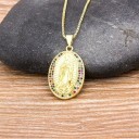 Damhalsband med Jungfru Maria 8