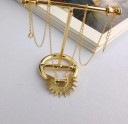 Damhalsband med strålar 4