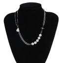 Pärlhalsband för kvinnor D276 3