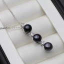 Pärlhalsband för kvinnor D414 2