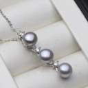 Pärlhalsband för kvinnor D414 3