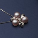 Pärlhalsband för kvinnor D536 4