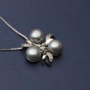Pärlhalsband för kvinnor D536 5