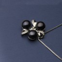 Pärlhalsband för kvinnor D536 6