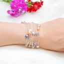 Pärlhalsband för kvinnor M79 2