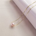 Pärlhalsband för kvinnor D433 4