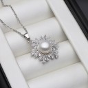 Pärlhalsband för kvinnor D739 1