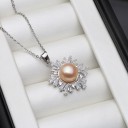 Pärlhalsband för kvinnor D739 2