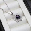 Pärlhalsband för kvinnor D739 5