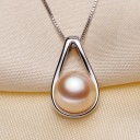 Pärlhalsband för kvinnor D813 4