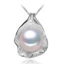 Damhalsband med pärla N3 1