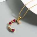 Damhalsband med bokstaven D124 3