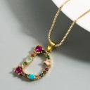 Damhalsband med bokstaven D124 4