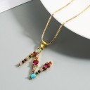 Damhalsband med bokstaven D124 14