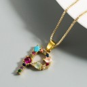 Damhalsband med bokstaven D124 16