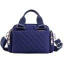 Dams crossbody-väska med quiltat mönster av romber Två korta handtag och bred justerbar rem Nylon och polyester 25 x 16 x 11 cm 4