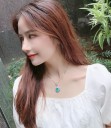 Damhalsband med turmalin 5