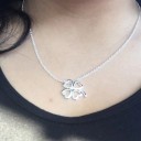 Damhalsband med fyrklöver G564 3