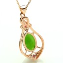 Damhalsband med jaspis 2