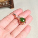 Damhalsband med jaspis 3