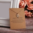 Damhalsband med sol D186 2